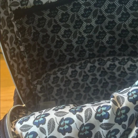 Vera Bradley Quilted Black Backpack - Picture 2 of 7